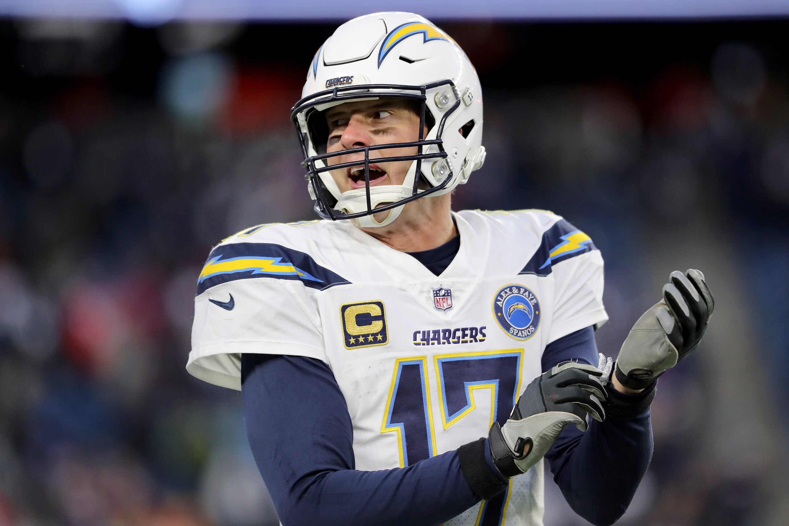 Los Angeles Chargers quarterback Philip Rivers Los Angeles Chargers quarterback Philip Rivers