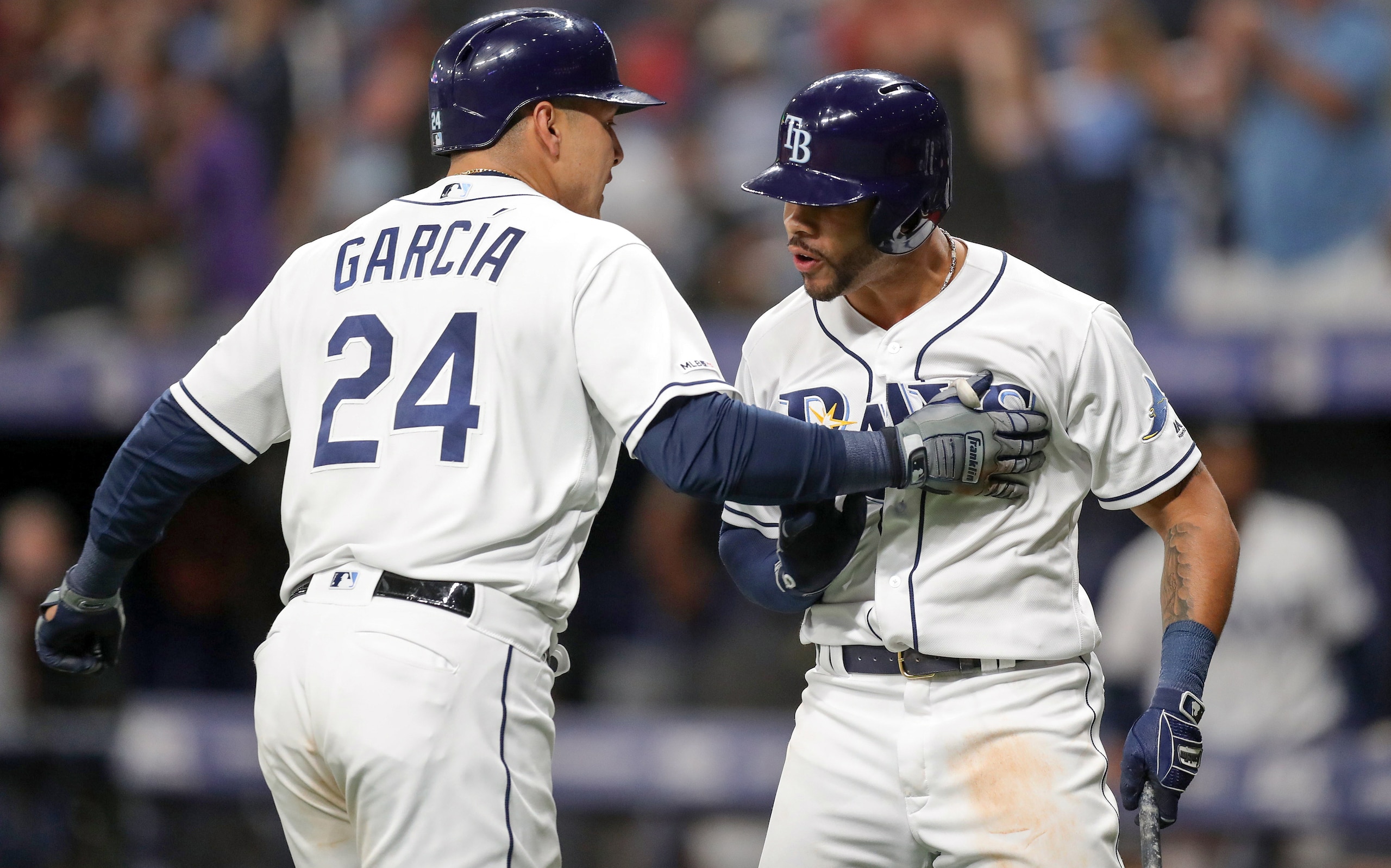 Avisail Garcia (L) and Tommy Pham (R)