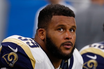 Los Angeles Rams defensive tackle Aaron Donald