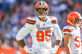 Cleveland Browns defensive end Myles Garrett