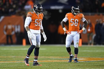 Chicago Bears edge-rusher Khalil Mack and linebacker Roquan Smith