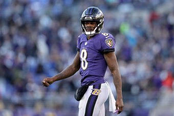 Baltimore Ravens quarterback Lamar Jackson