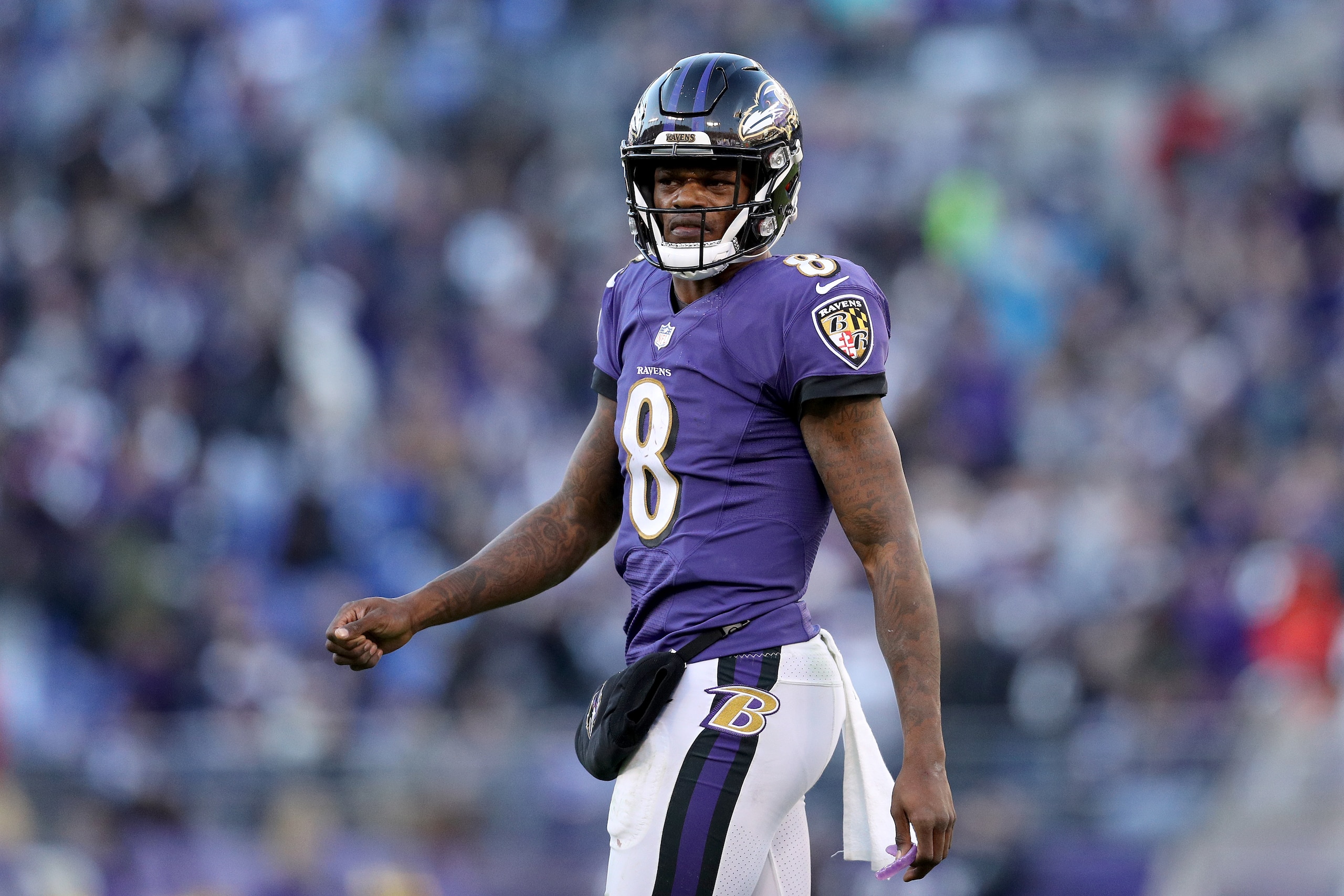 Baltimore Ravens quarterback Lamar Jackson Baltimore Ravens quarterback Lamar Jackson