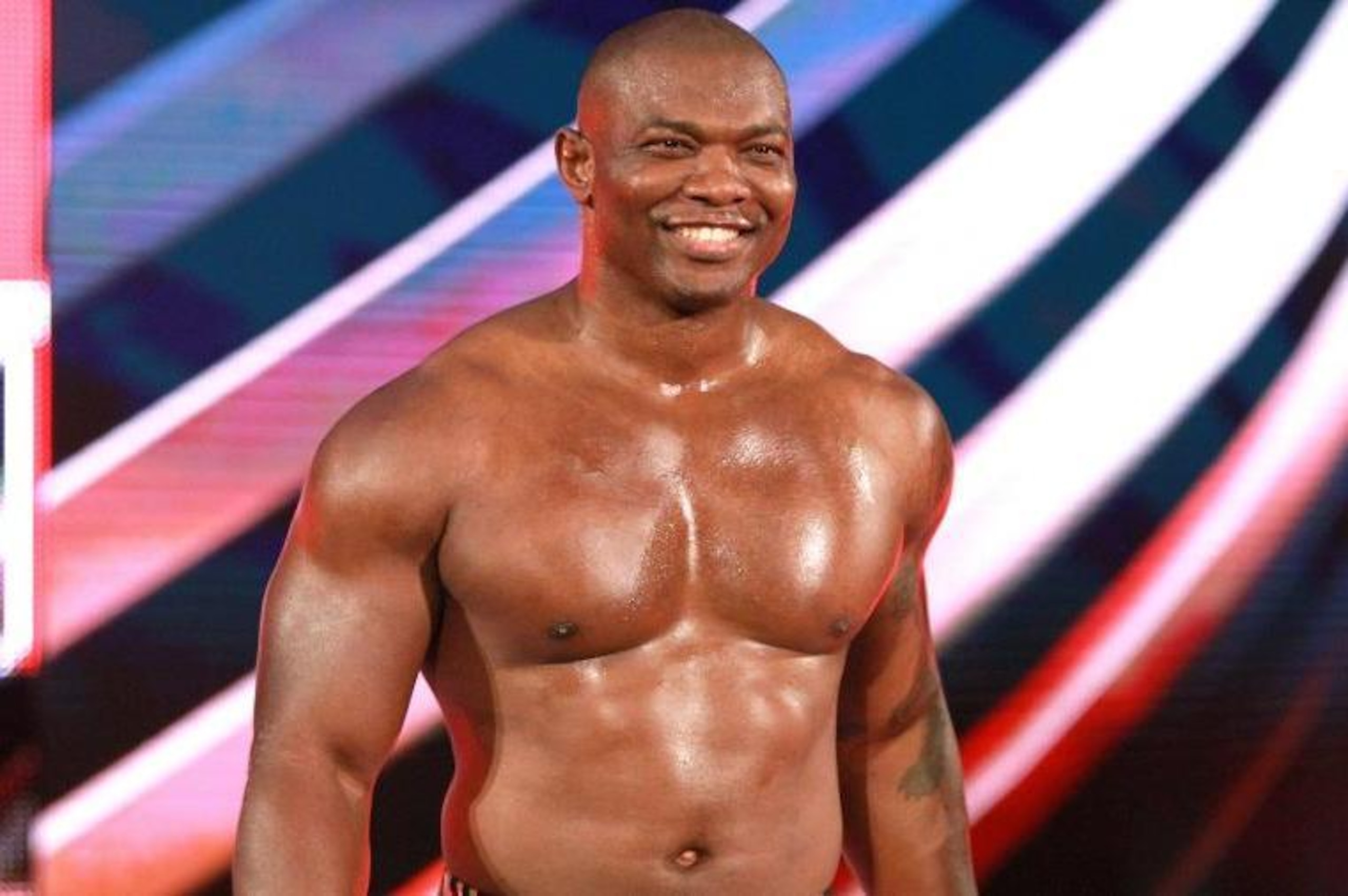 Shelton Benjamin heading to the ring.