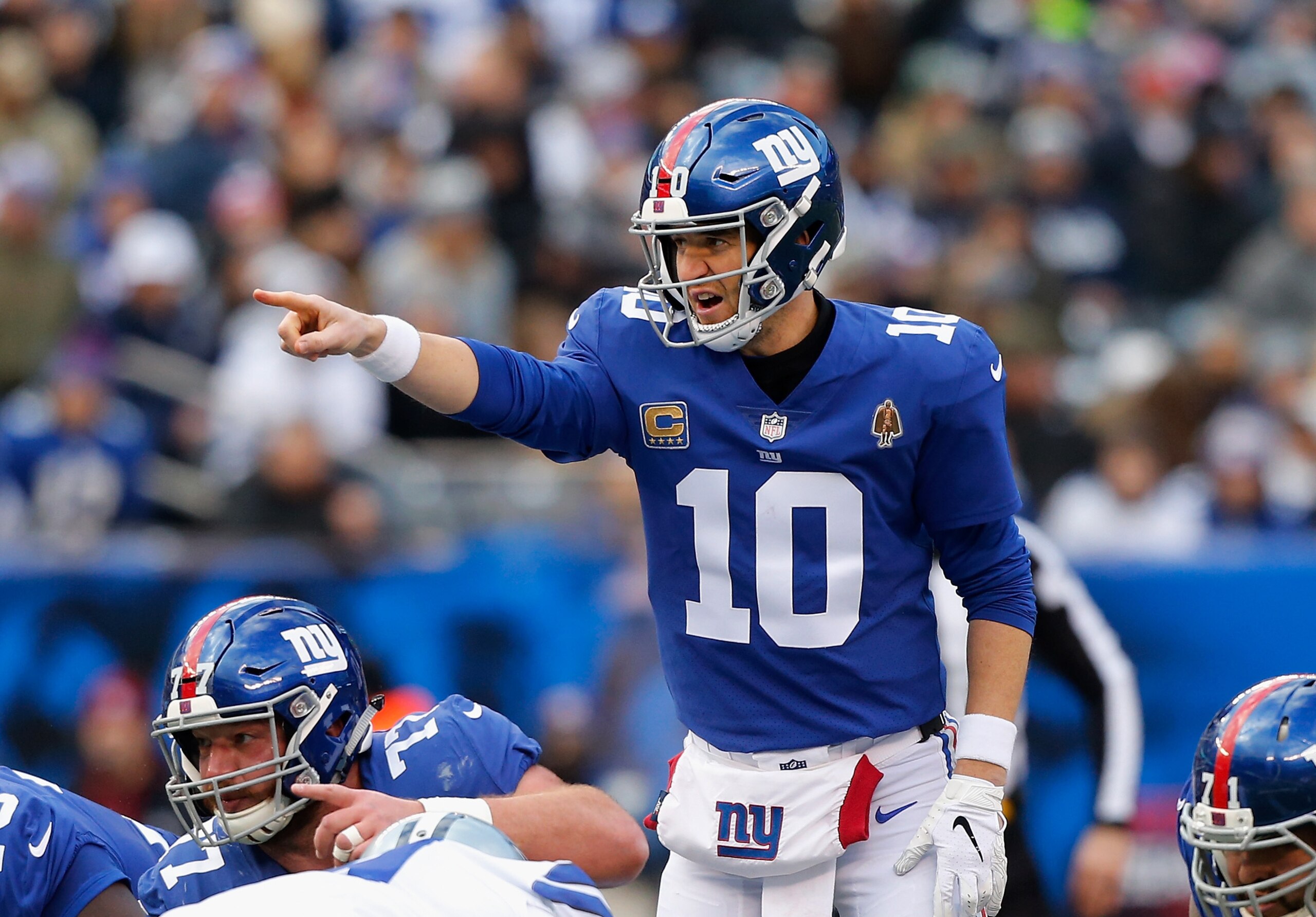 New York Giants quarterback Eli Manning