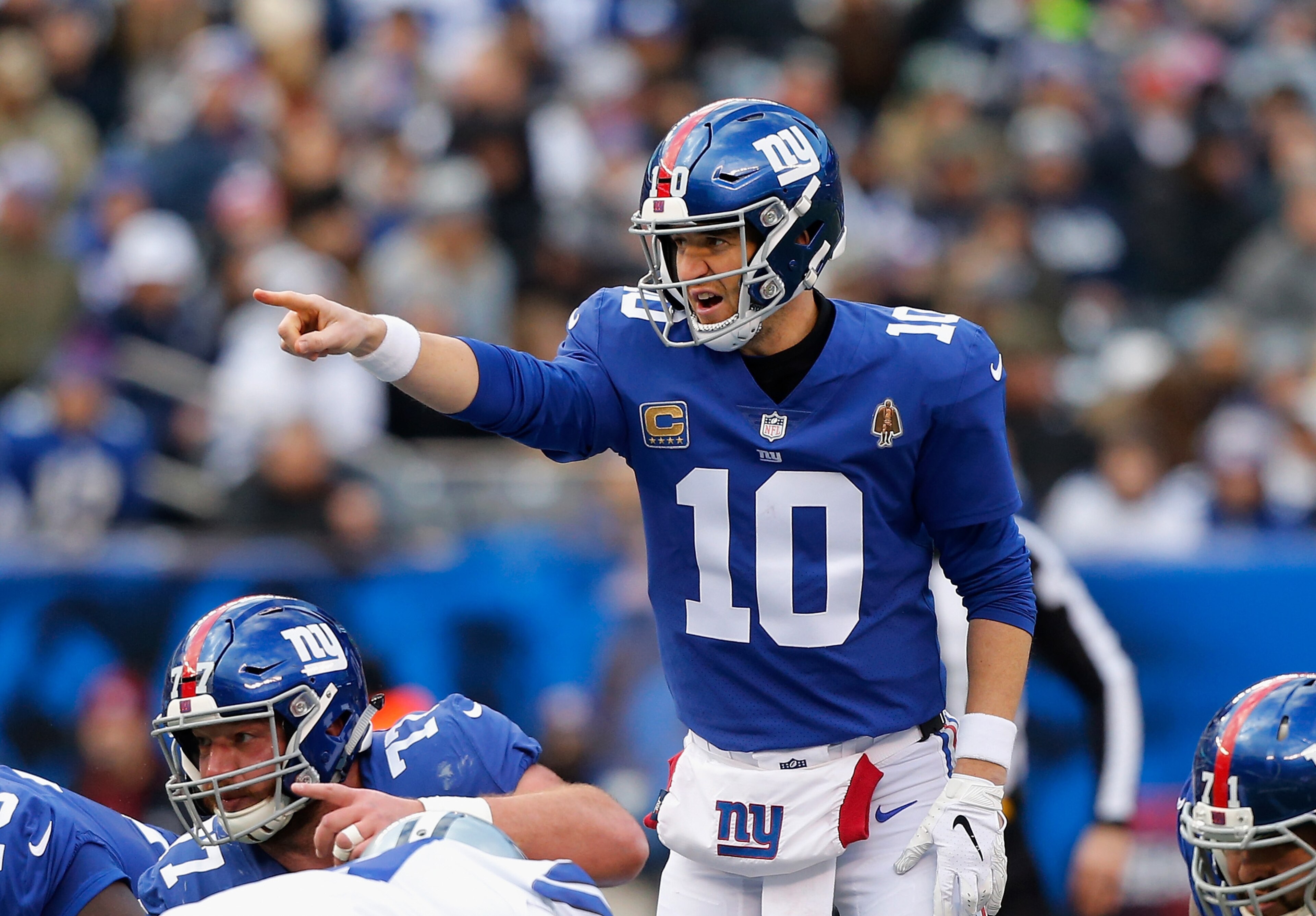 New York Giants quarterback Eli Manning