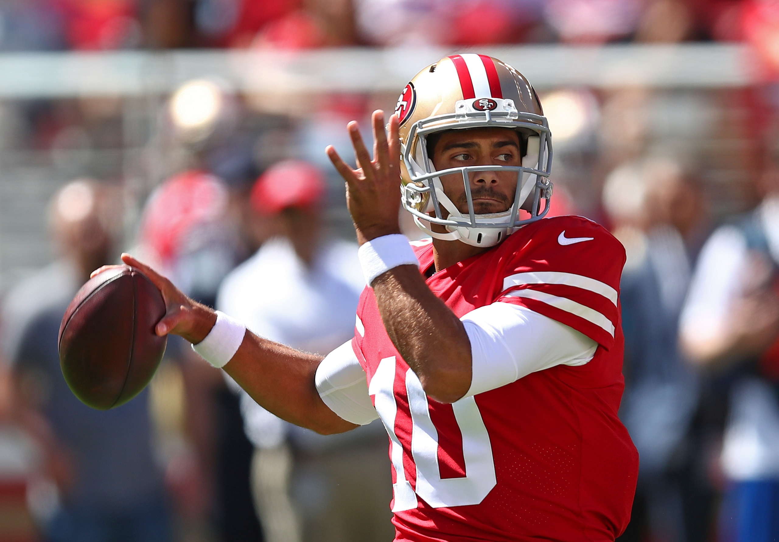 San Francisco 49ers quarterback Jimmy Garoppolo