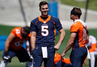 Denver Broncos quarterback Joe Flacco