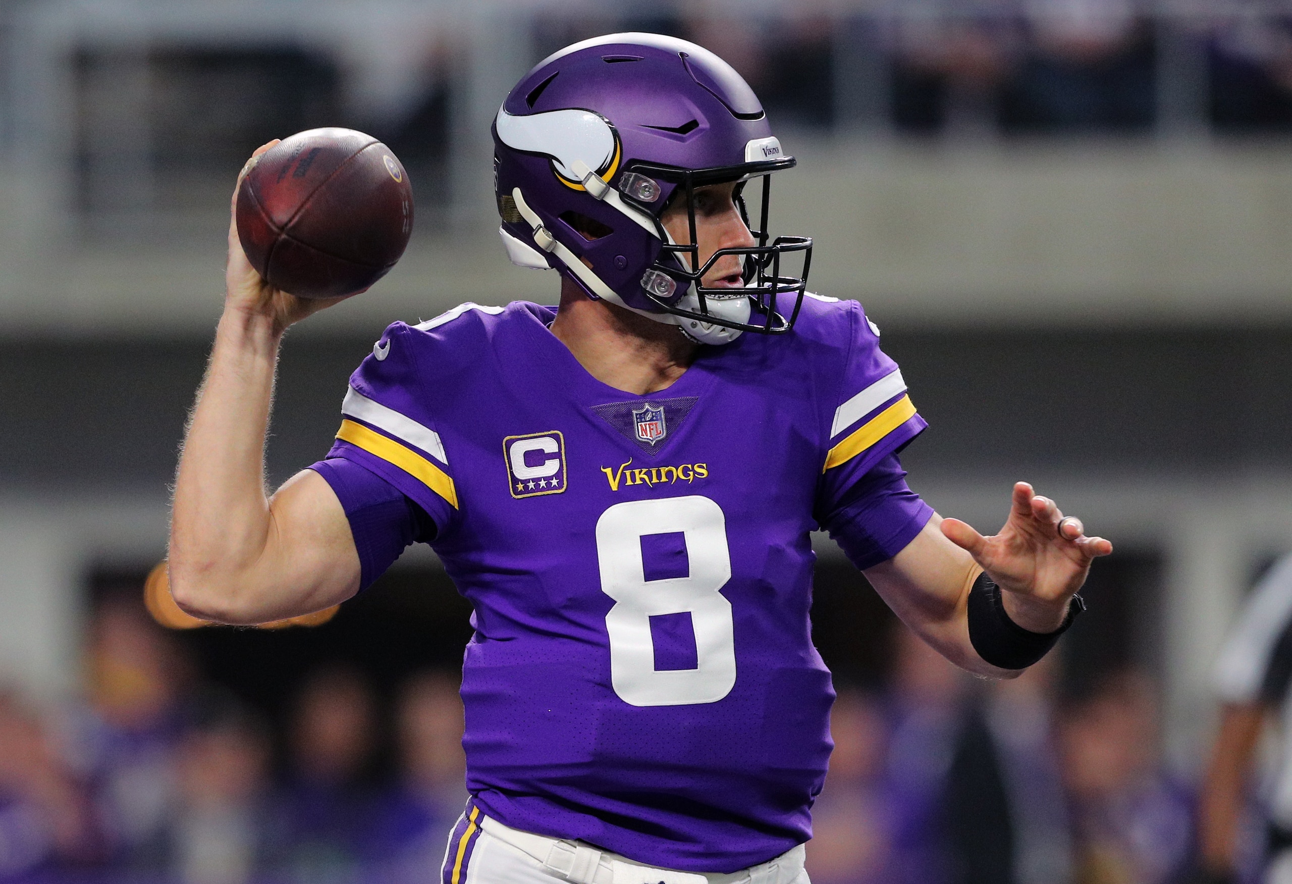 Minnesota Vikings quarterback Kirk Cousins