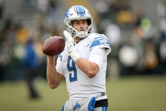 Detroit Lions quarterback Matthew Stafford