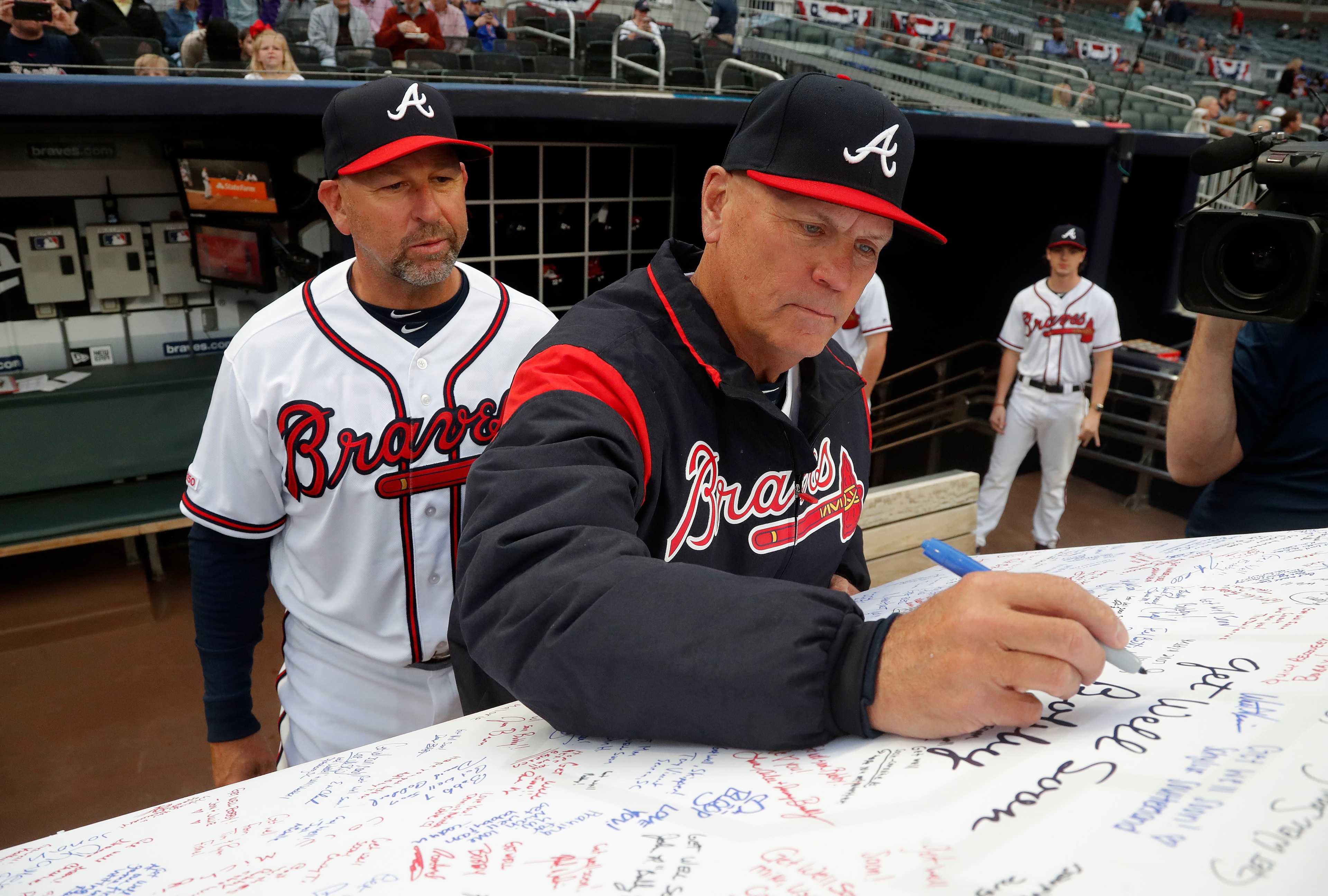Braves manager Brian Snitker