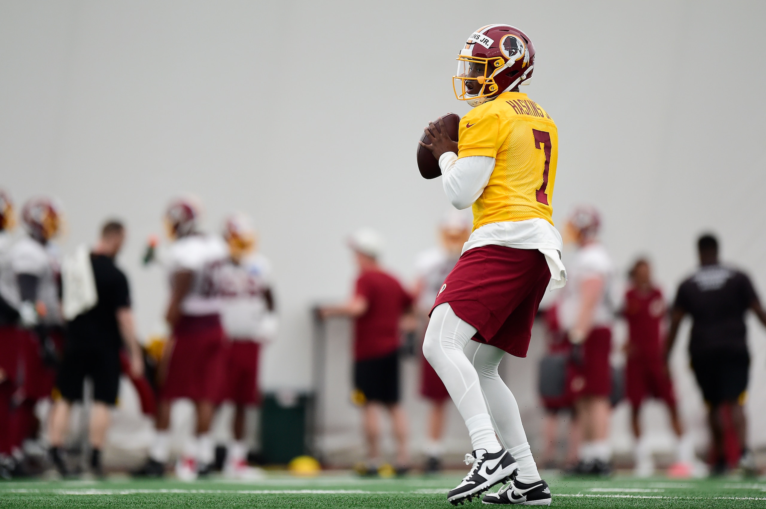 Washington Redskins quarterback Dwayne Haskins Washington Redskins quarterback Dwayne Haskins