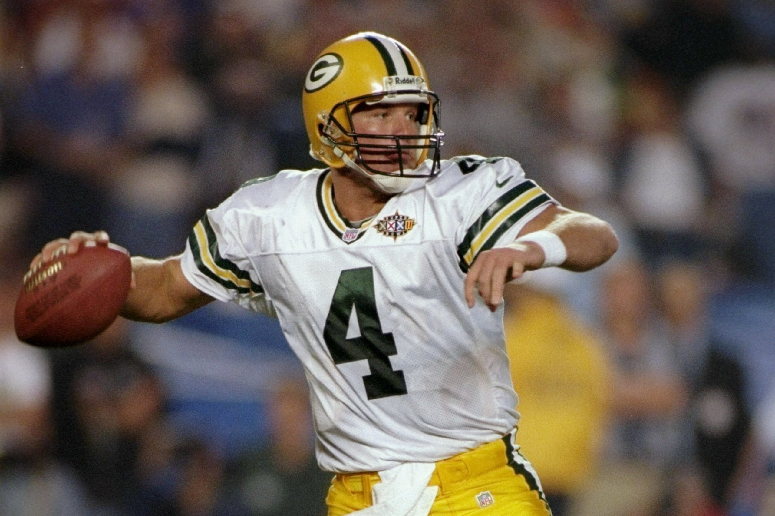 Brett Favre is one of three legendary Packers quarterbacks.
