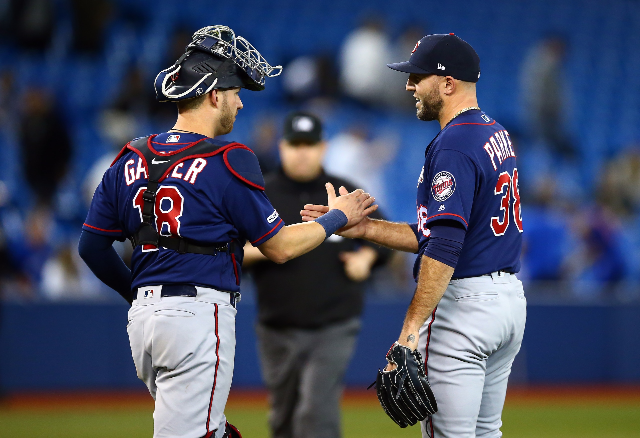 Twins closer Blake Parker