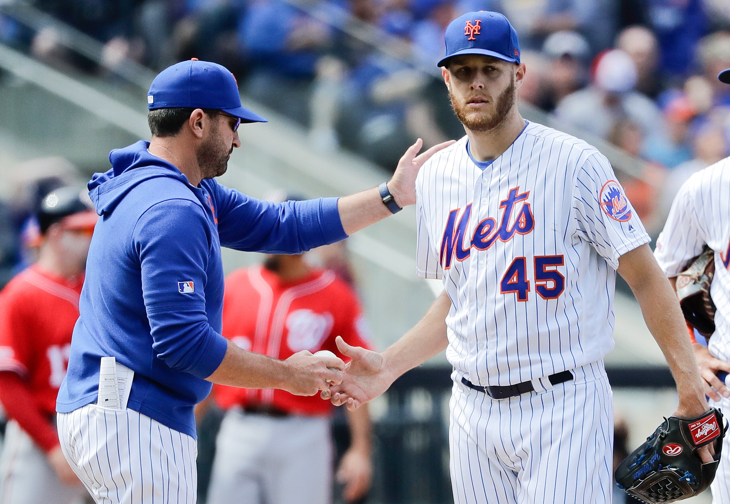 Mickey Callaway (L) and Zack Wheeler (R) Mickey Callaway (L) and Zack Wheeler (R)