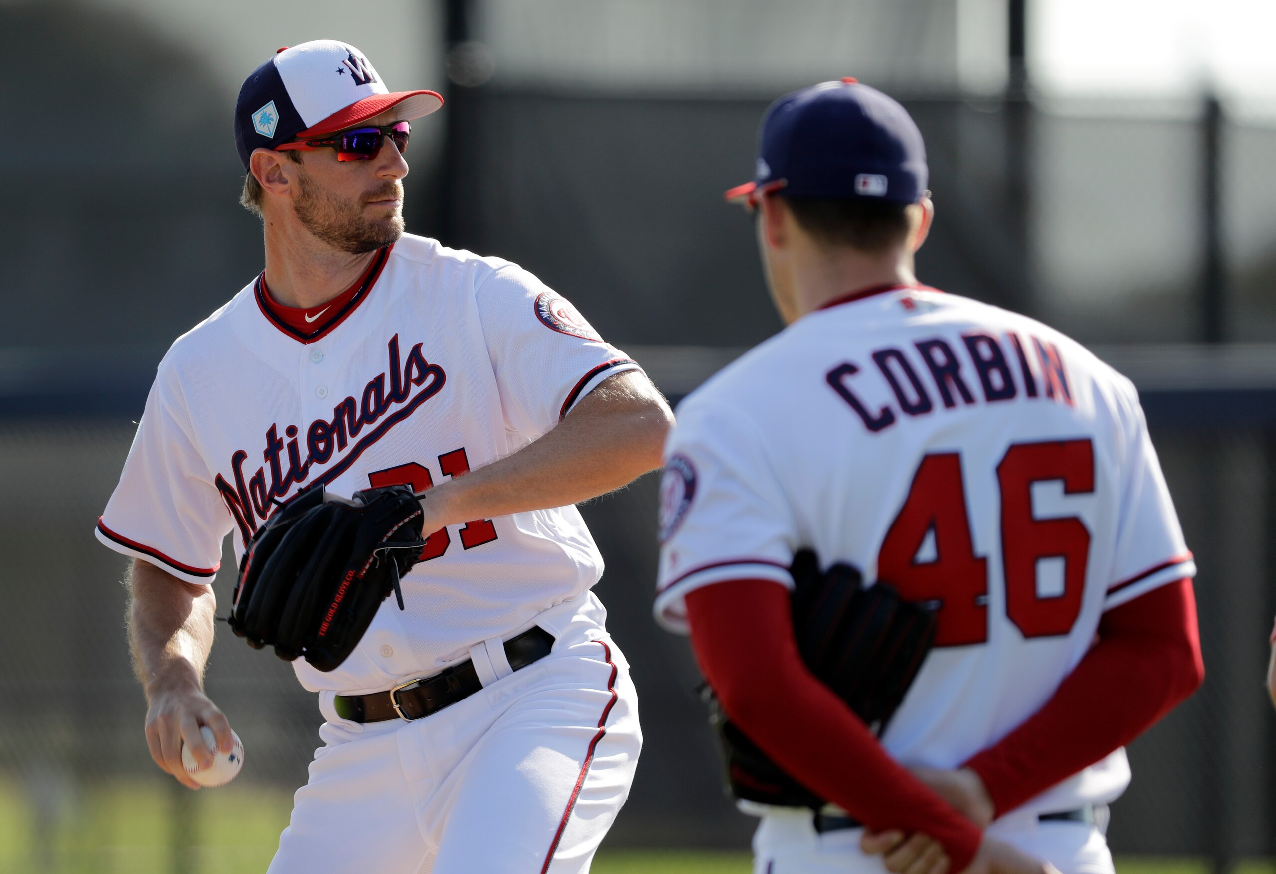 Max Scherzer (L) and Patrick Corbin (R) Max Scherzer (L) and Patrick Corbin (R)