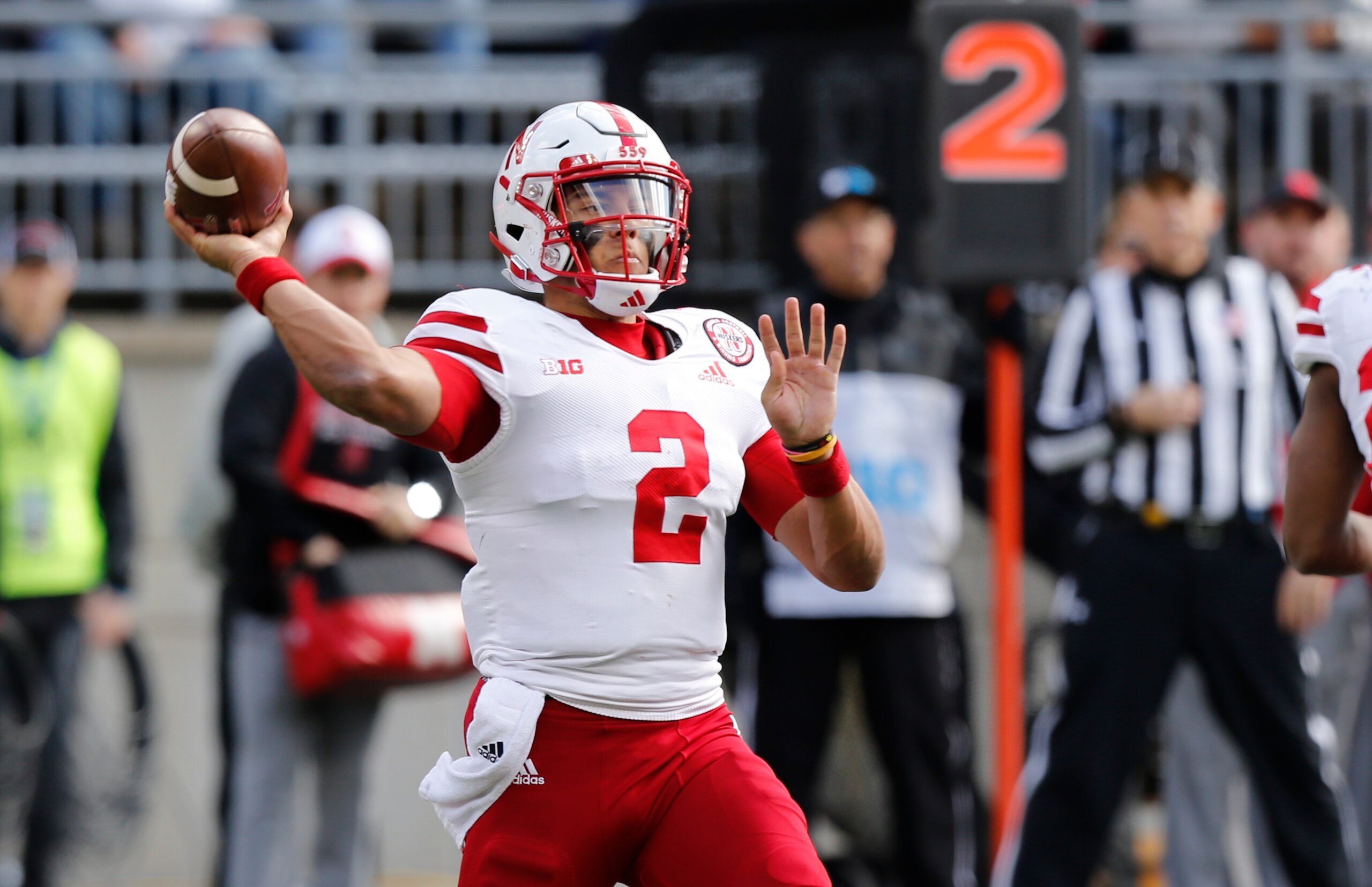Nebraska QB Adrian Martinez