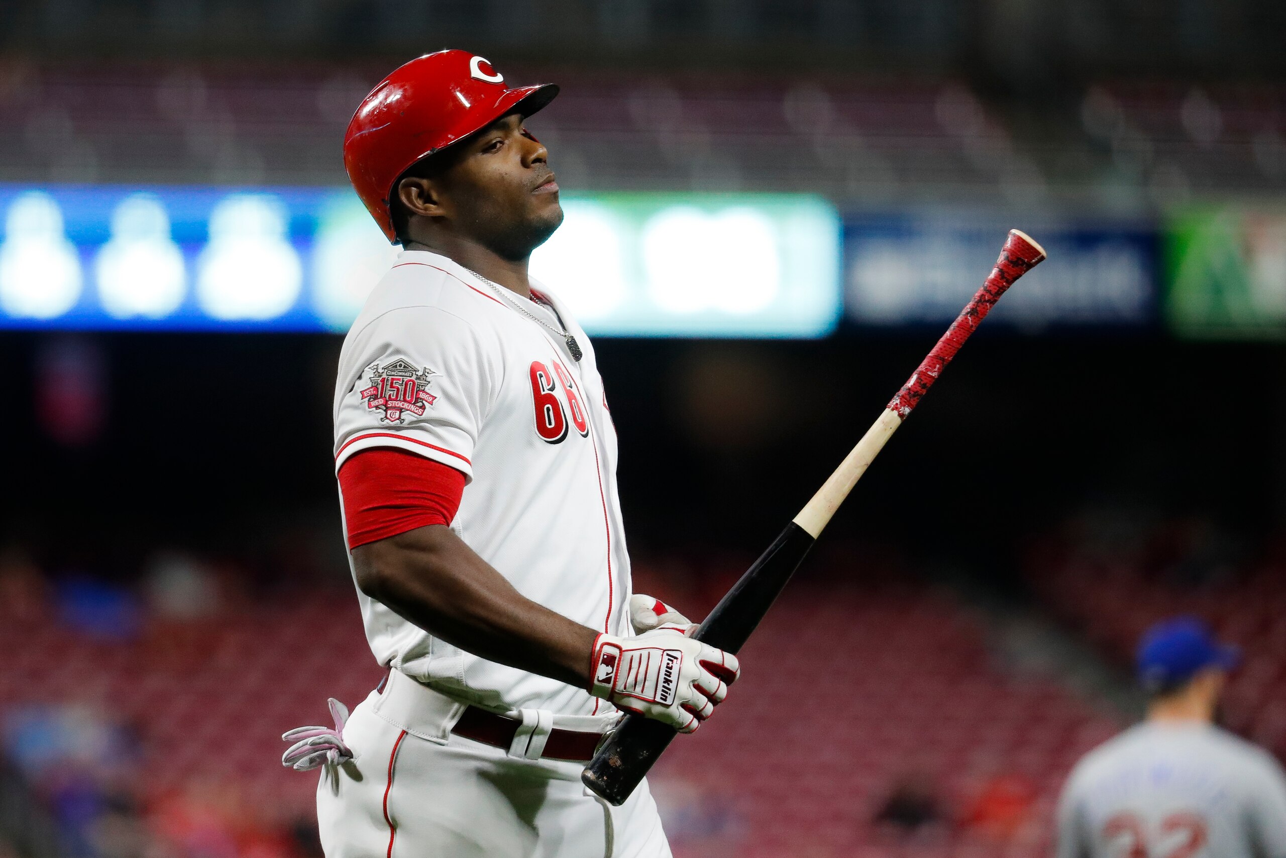 Cincinnati Reds right fielder Yasiel Puig