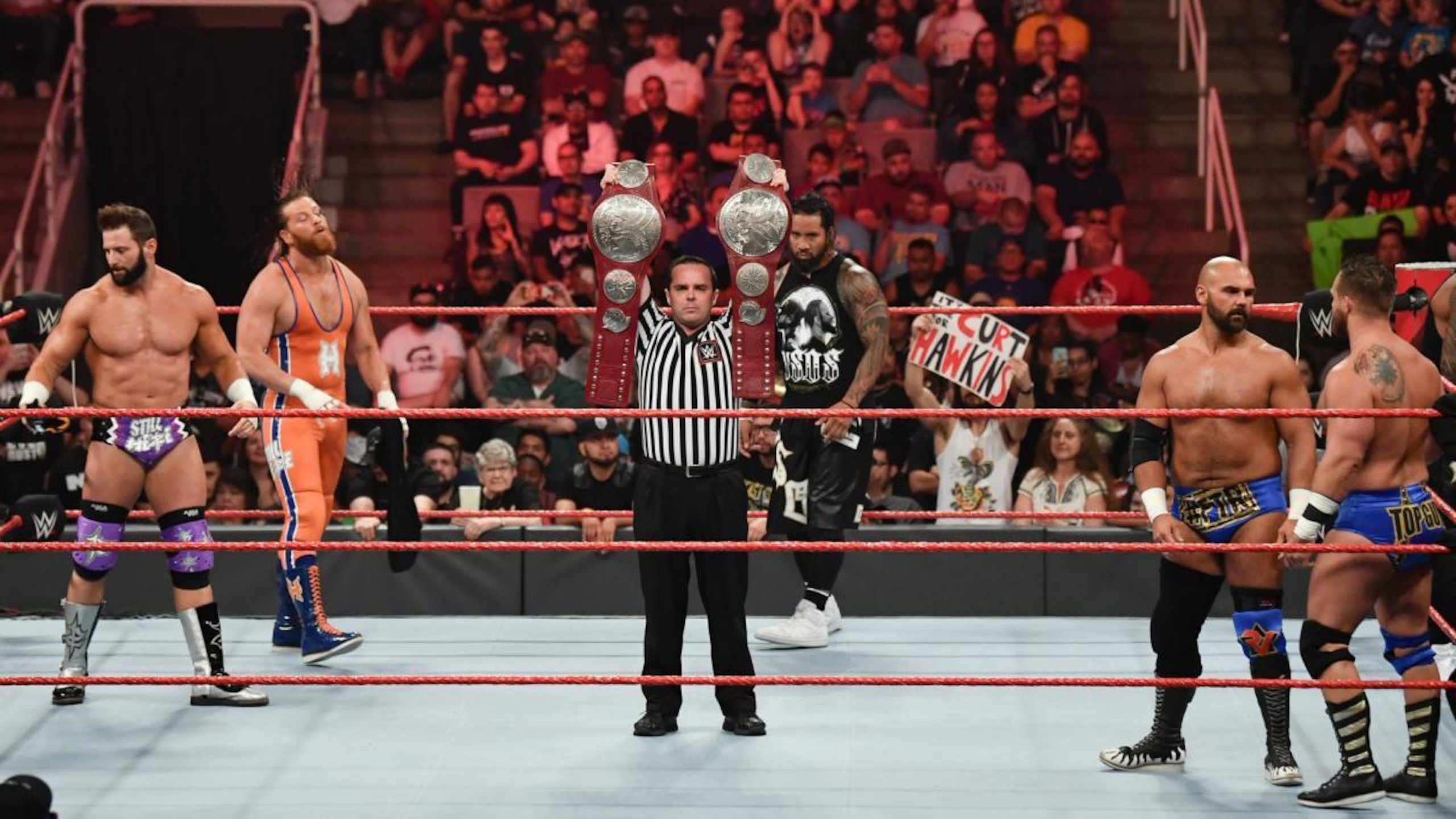 Remember how The Viking Raiders earned a tag title shot? WWE doesn't.