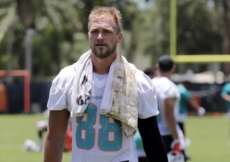 Tight end Mike Gesicki is hoping for a second-year leap.