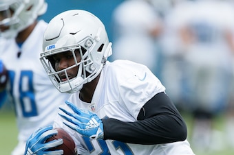 Kerryon Johnson helped revive the Detroit running game in 2018.