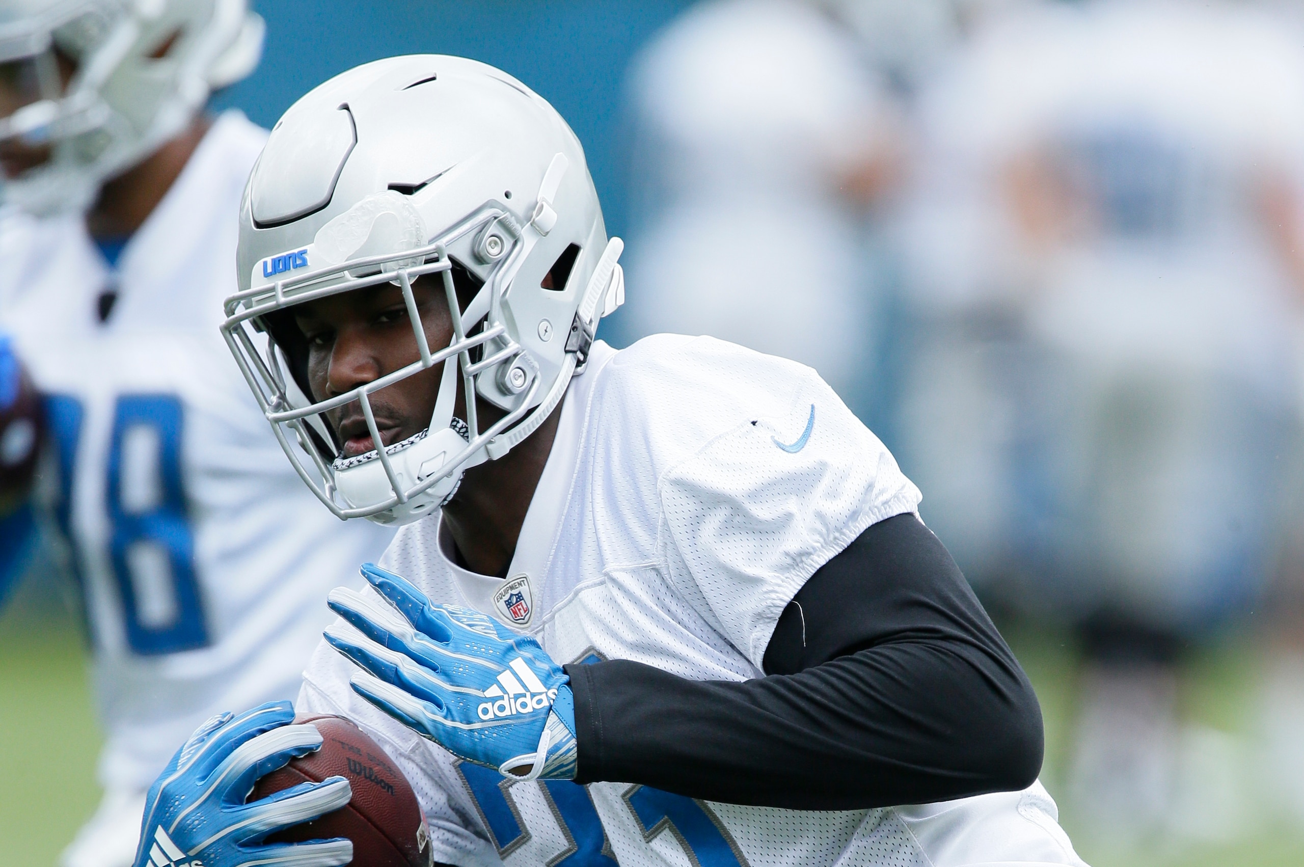 Kerryon Johnson helped revive the Detroit running game in 2018.