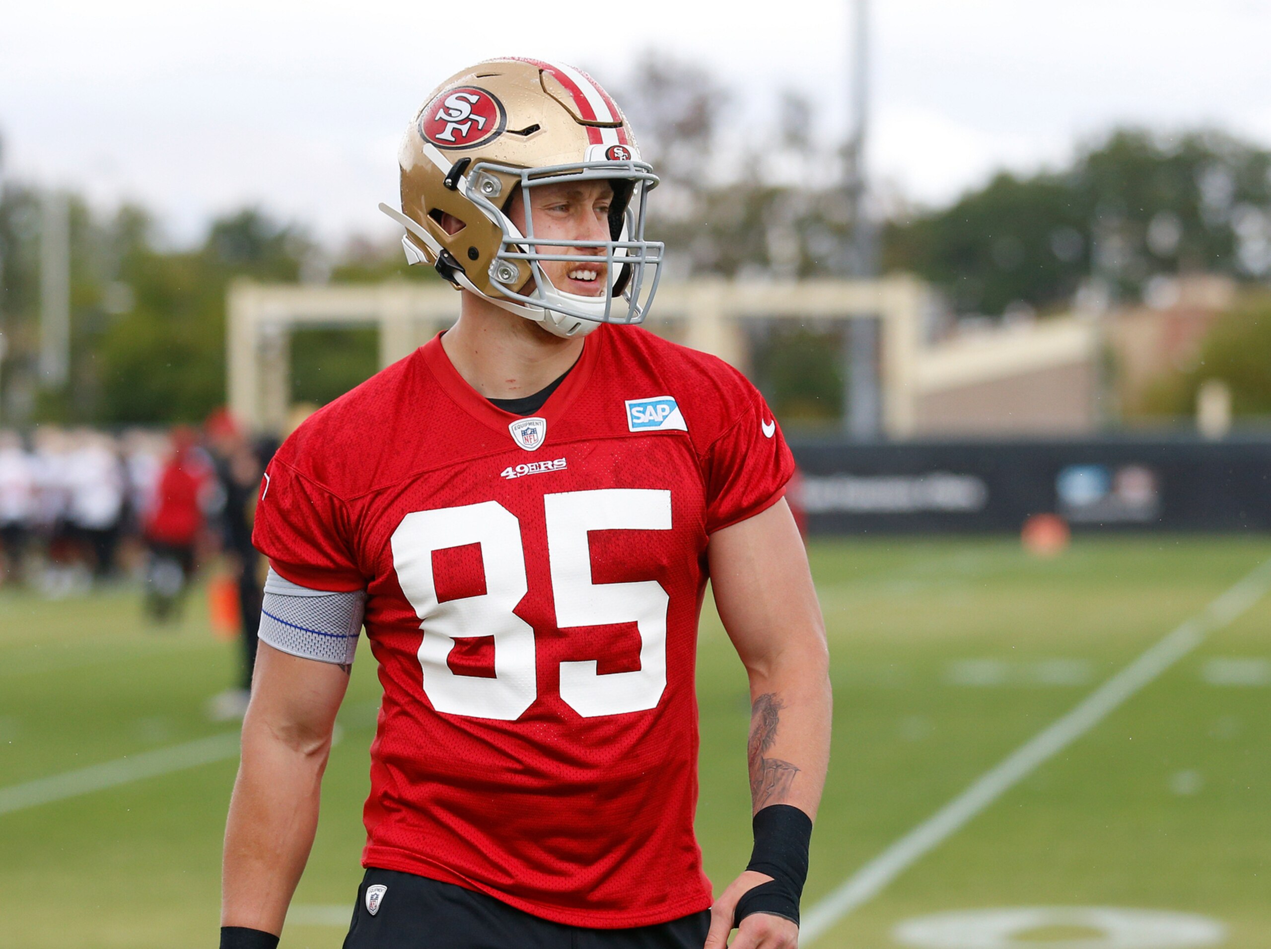George Kittle made history in 2018.