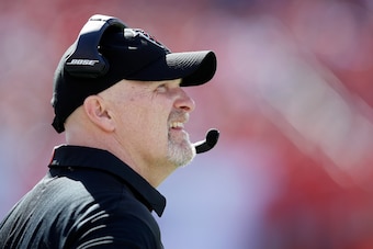 Atlanta Falcons head coach Dan Quinn