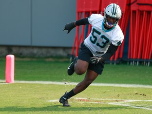 Carolina Panthers defensive end Brian Burns