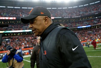 Former Cincinnati Bengals head coach Marvin Lewis