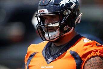 Denver Broncos left guard Dalton Risner
