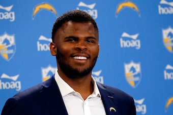 Los Angeles Chargers defensive tackle Jerry Tillery