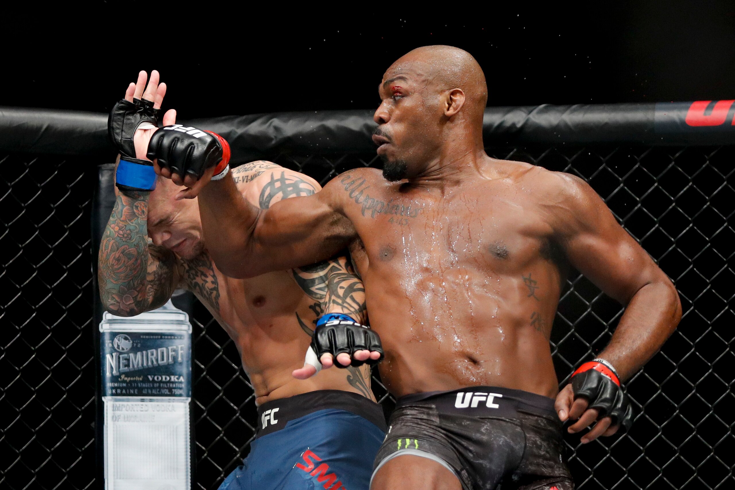 Jon Jones (right)