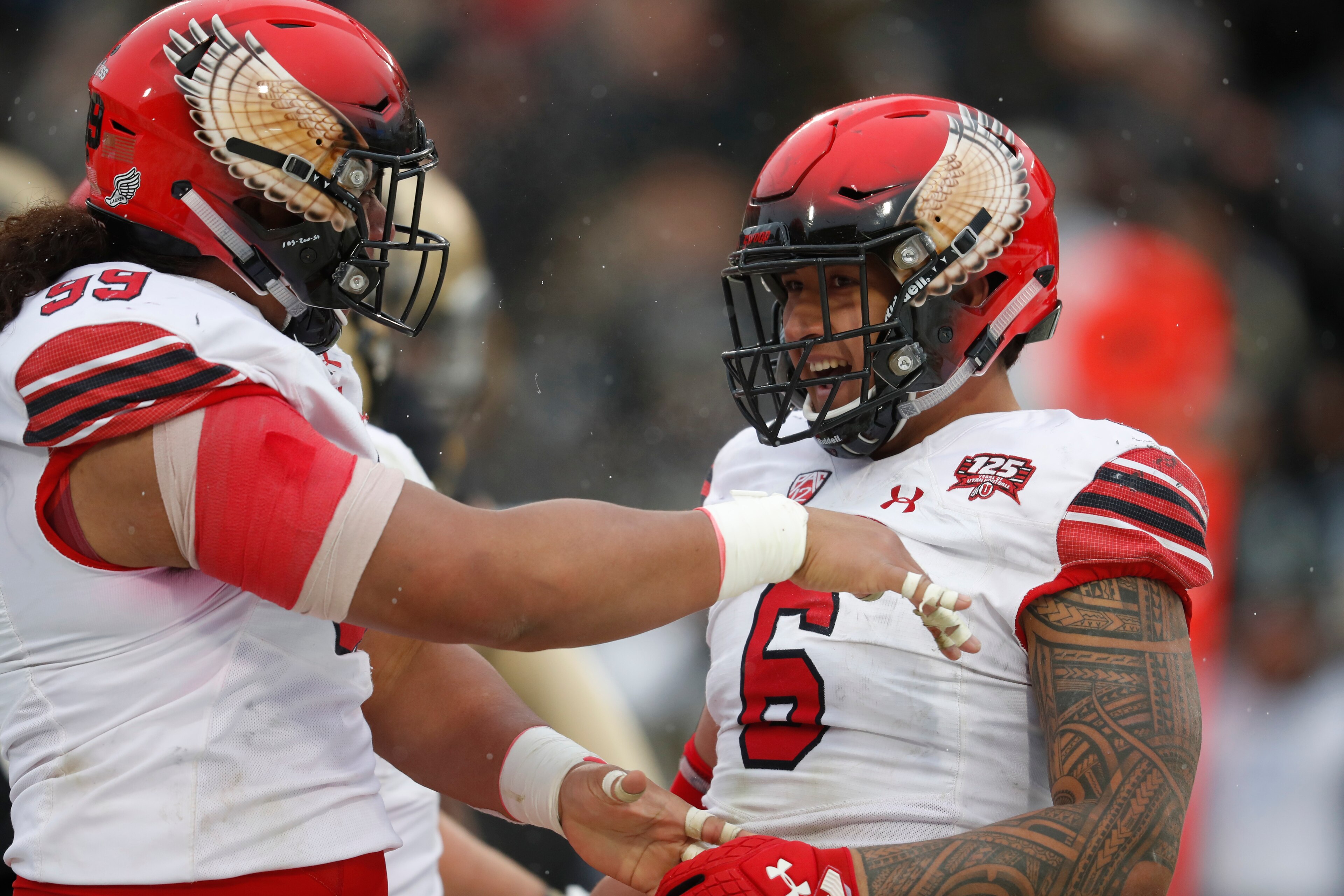 Leki Fotu (99) and Bradlee Anae (6) Leki Fotu (99) and Bradlee Anae (6)