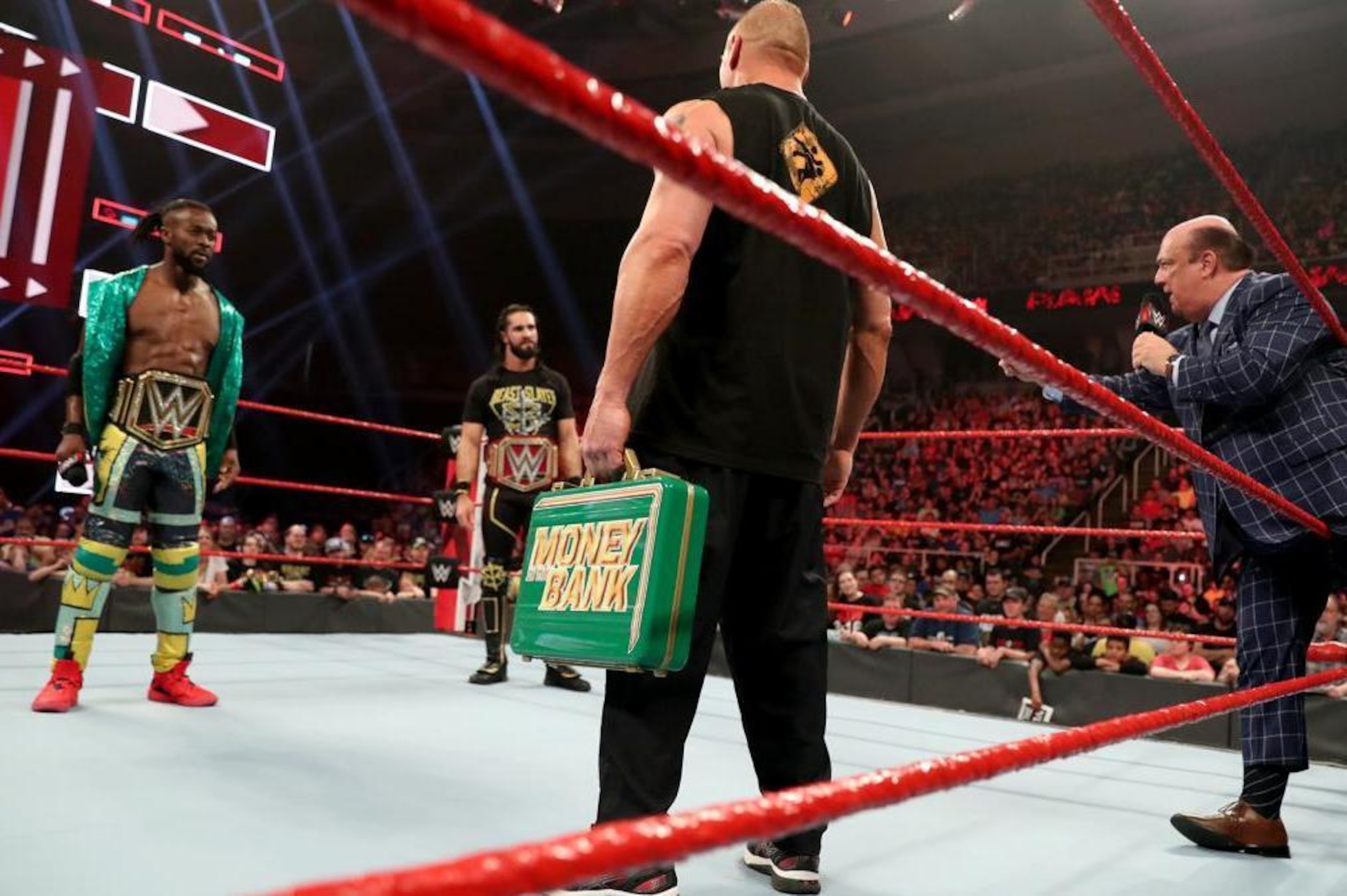 Will Brock Lesnar finally cash in his Money in the Bank briefcase before SummerSlam?