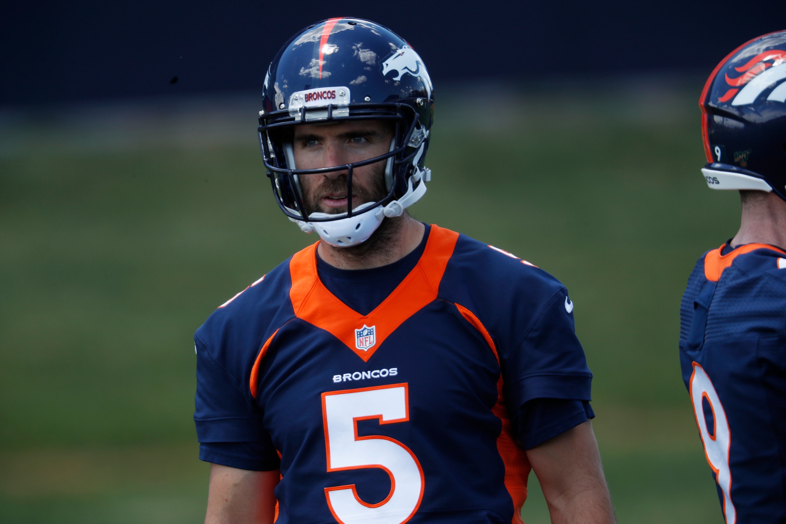 Denver Broncos quarterback Joe Flacco Denver Broncos quarterback Joe Flacco