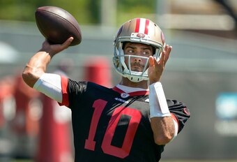 San Francisco 49ers quarterback Jimmy Garoppolo