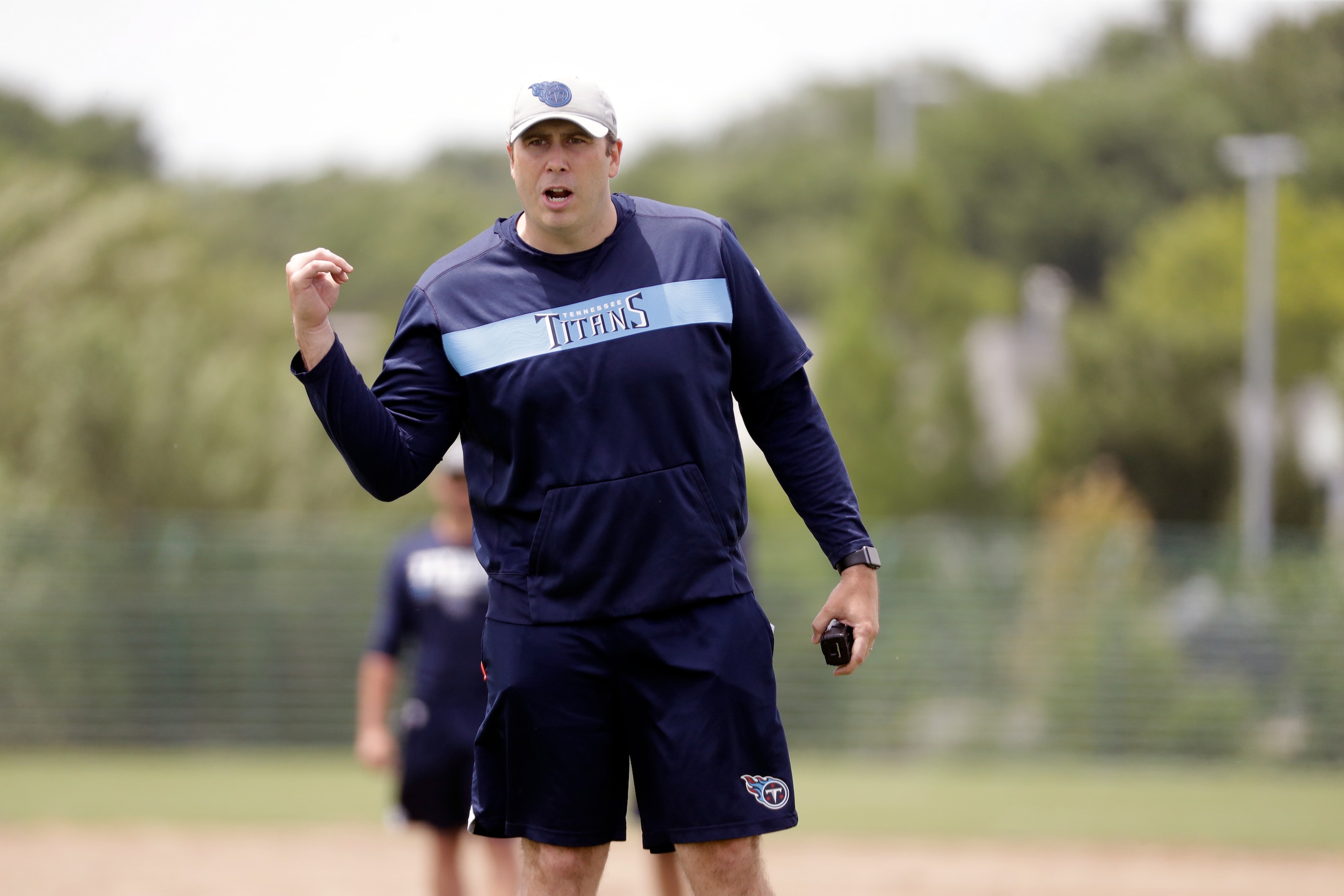 Tennessee Titans offensive coordinator Arthur Smith