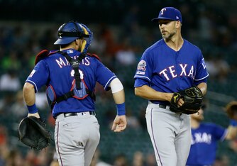 Jeff Mathis (L) and Mike Minor (R)