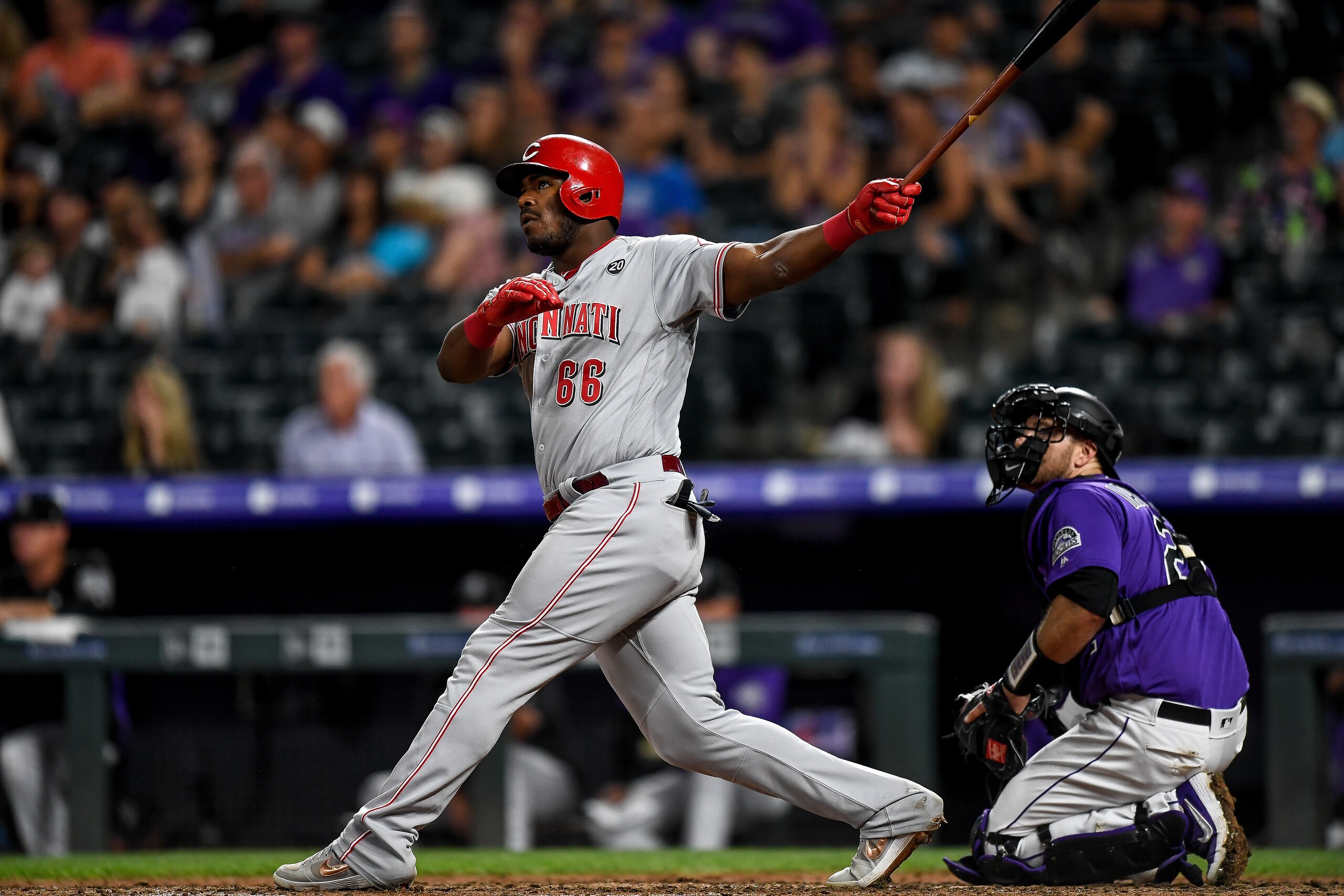 The Reds could try to make a push behind the streaking Yasiel Puig rather than shopping him.