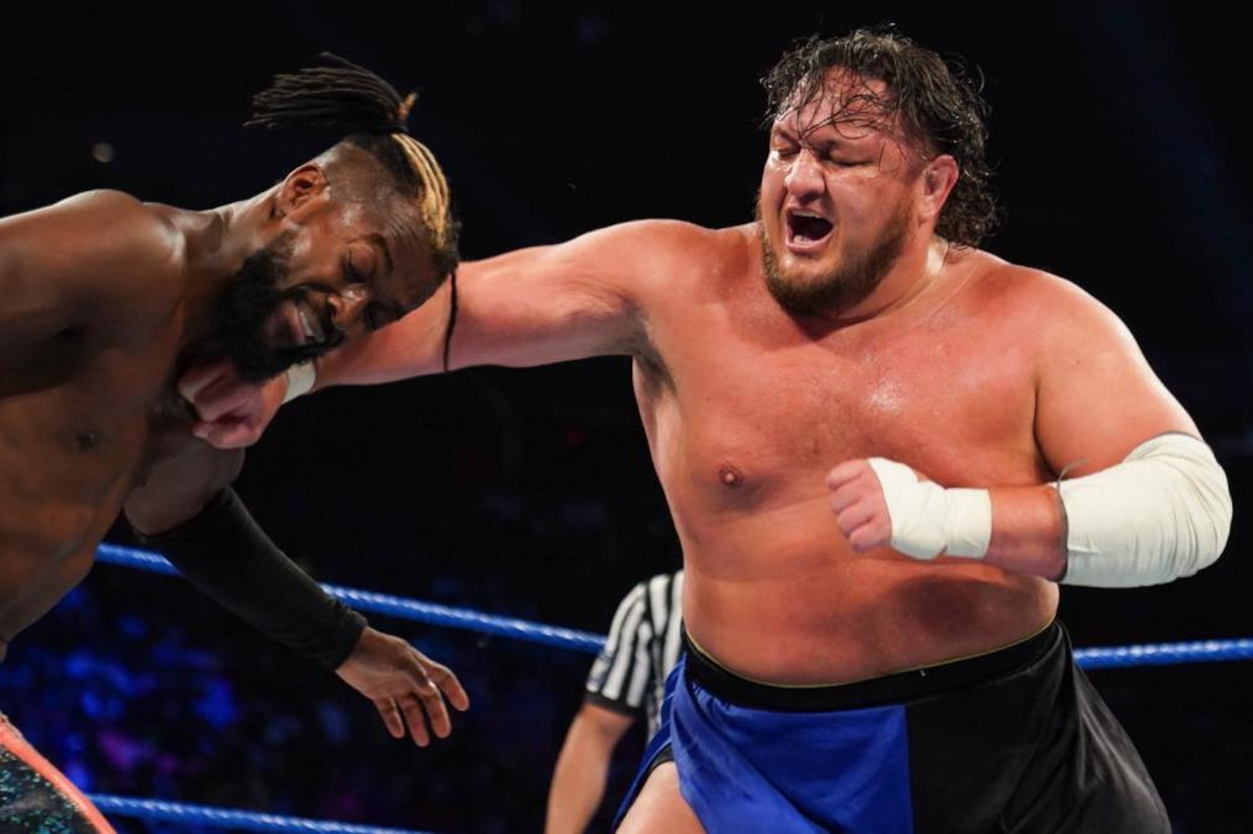 Samoa Joe has come close to clinching the WWE Championship multiple times in 2019.