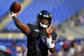 Baltimore Ravens quarterback Lamar Jackson
