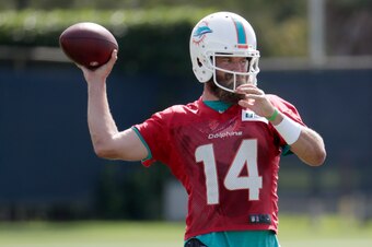 Miami Dolphins quarterback Ryan Fitzpatrick