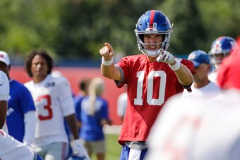 New York Giants quarterback Eli Manning