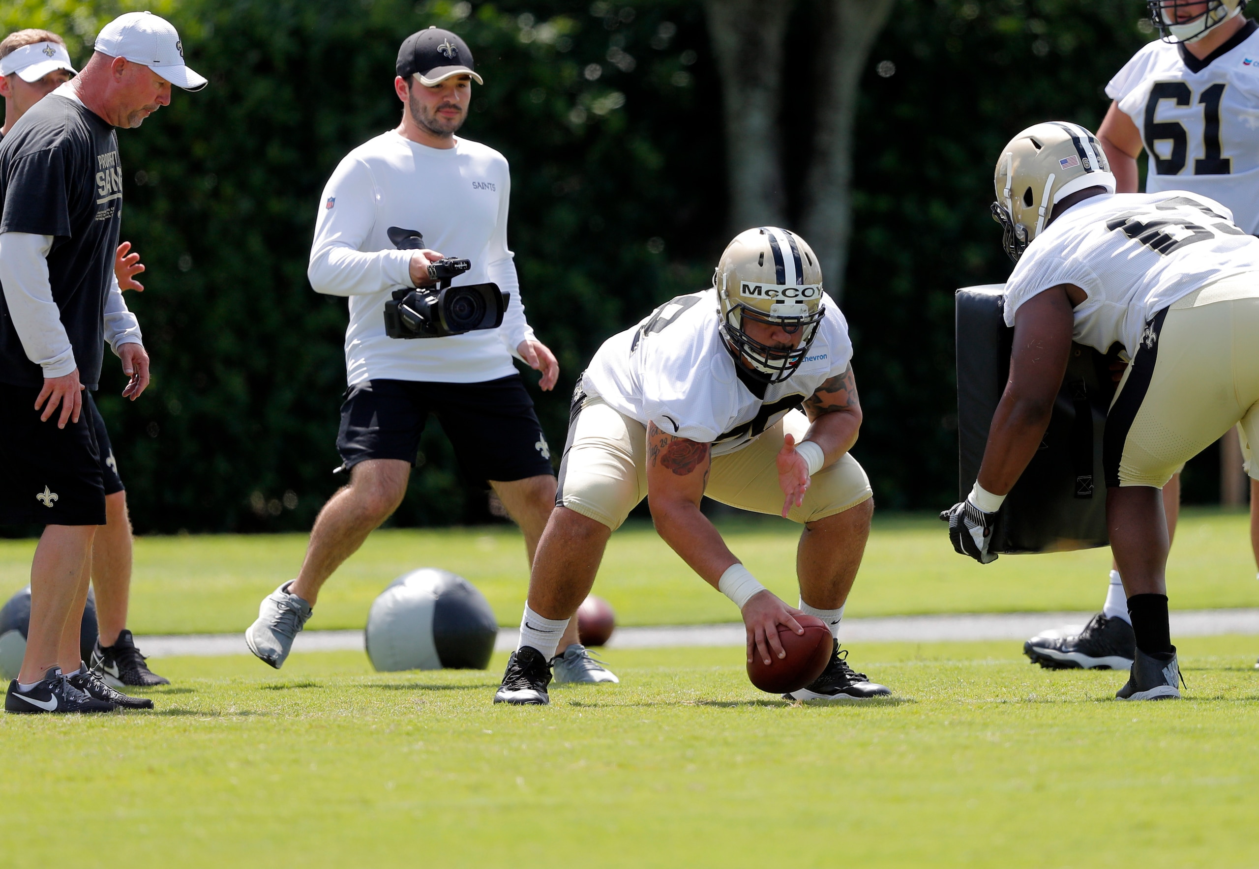 Saints C Erik McCoy
