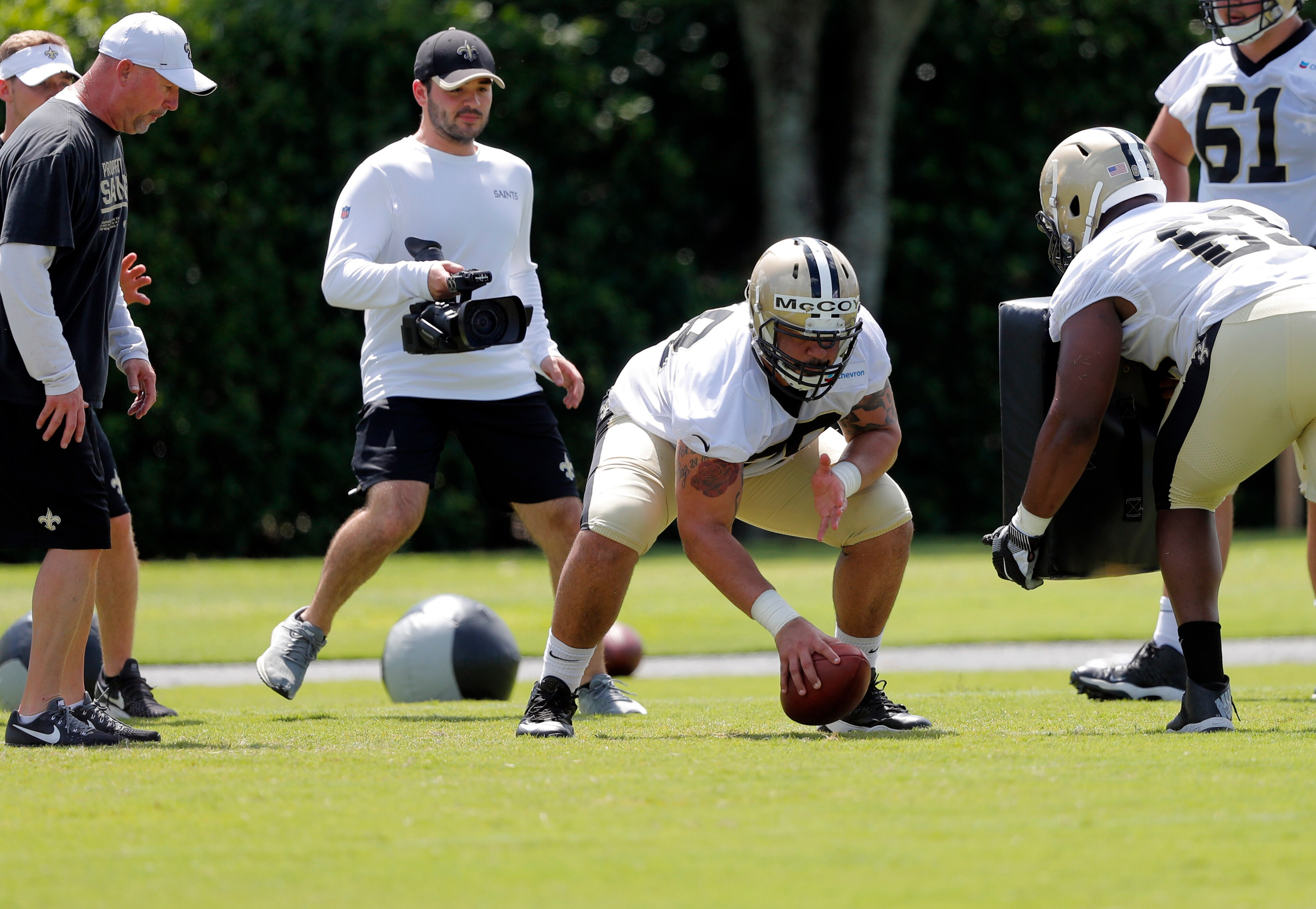 Saints C Erik McCoy