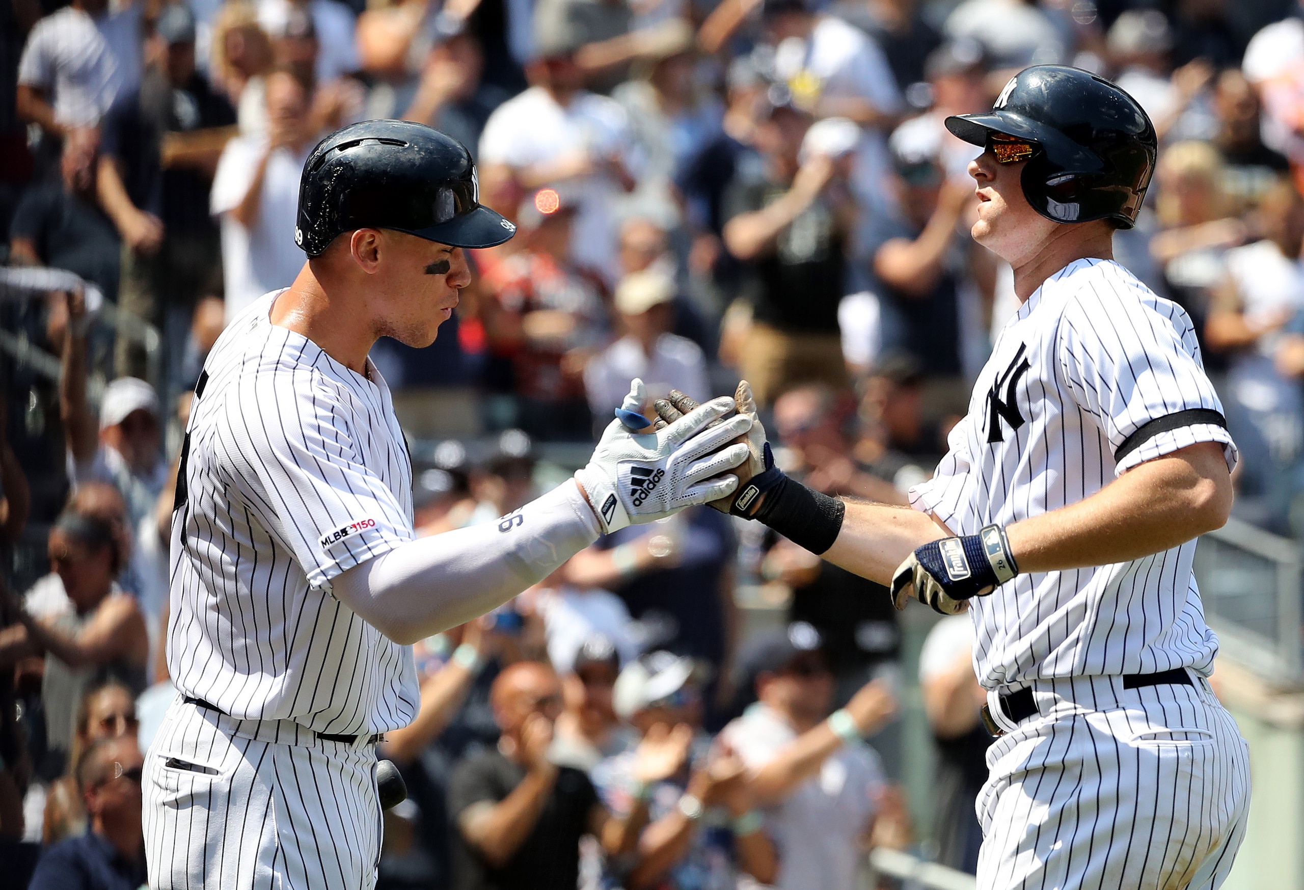 Aaron Judge and DJ LeMahieu Aaron Judge and DJ LeMahieu