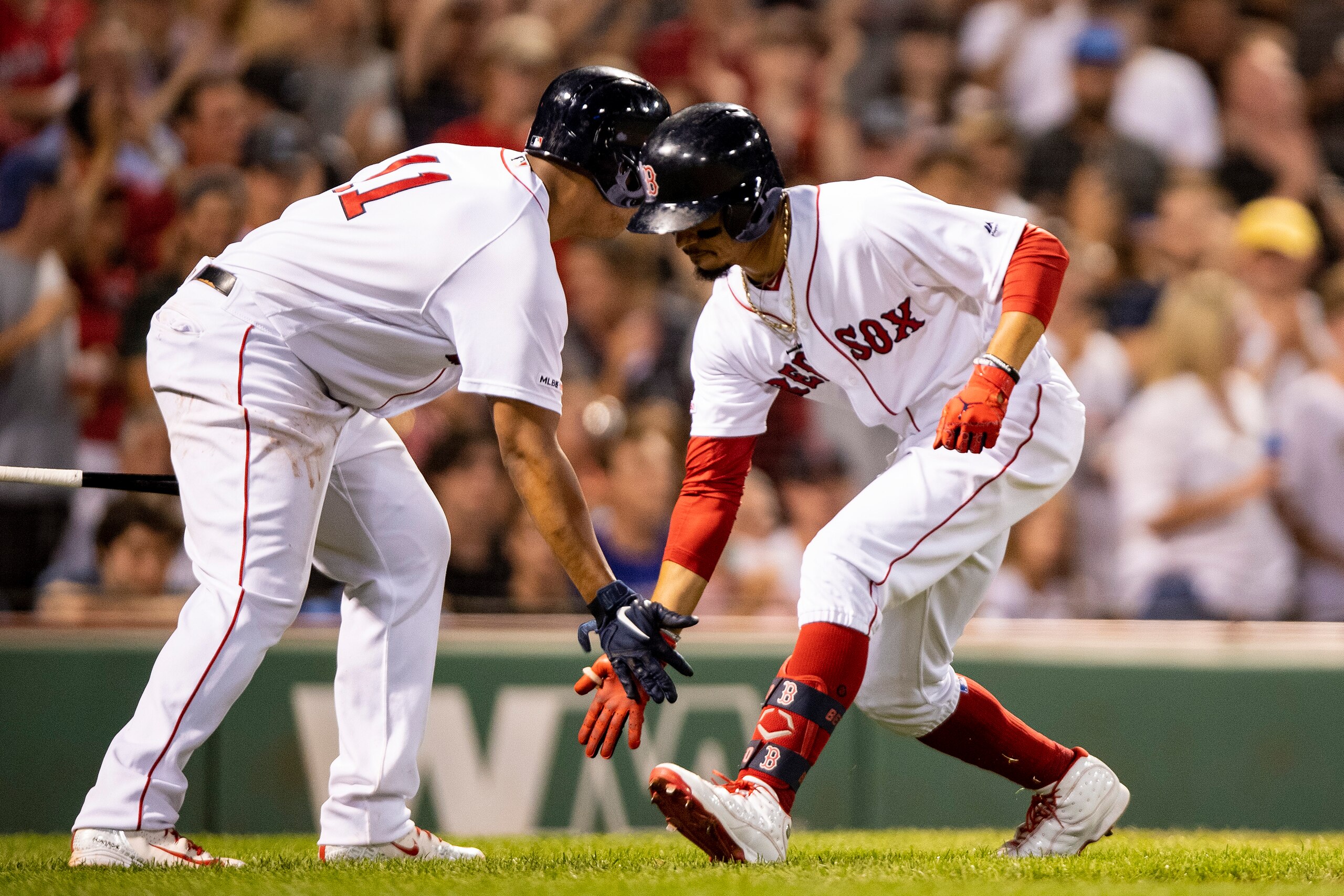 Rafael Devers and Mookie Betts Rafael Devers and Mookie Betts