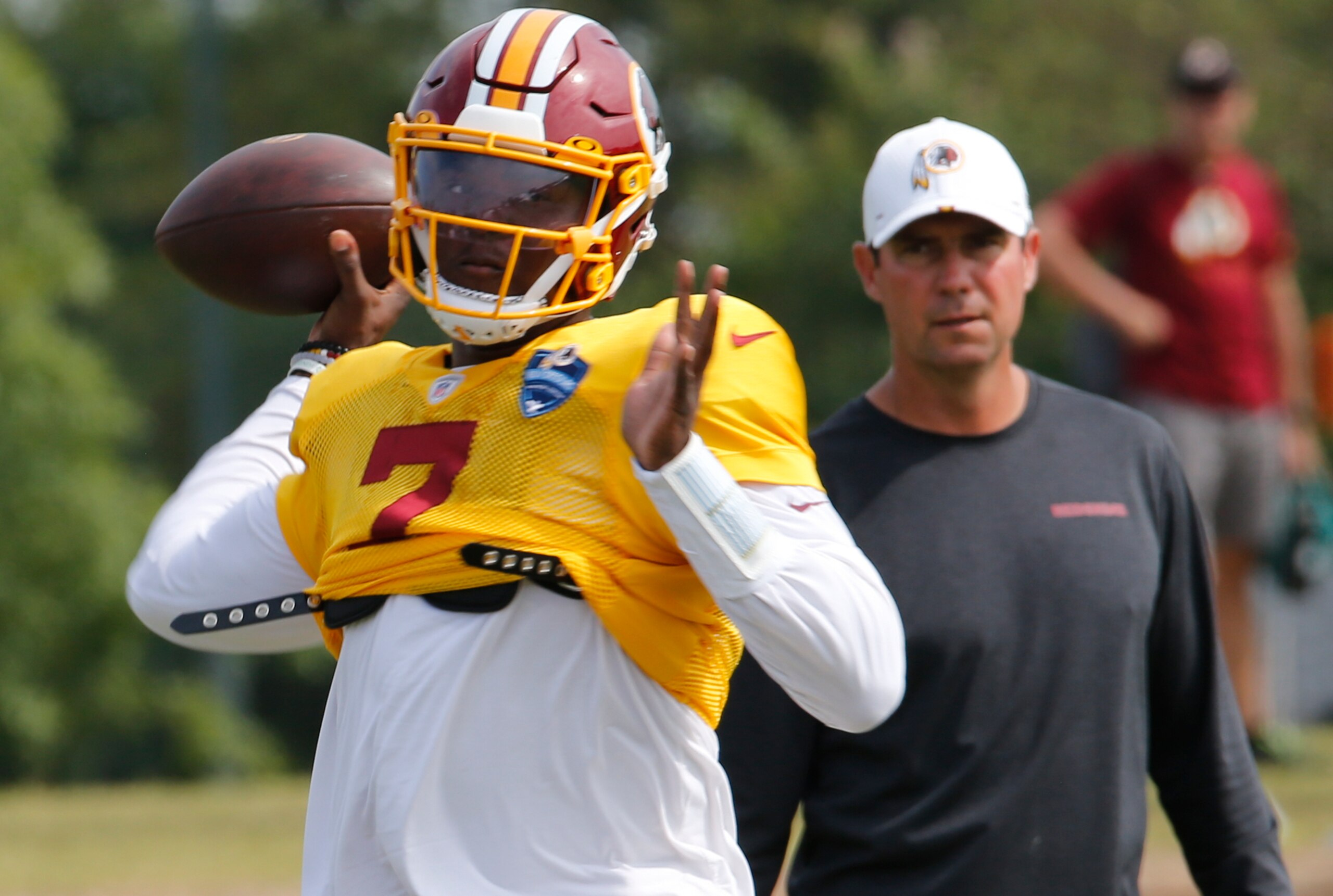 Redskins QB Dwayne Haskins Redskins QB Dwayne Haskins