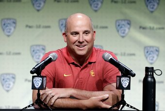 USC head coach Clay Helton